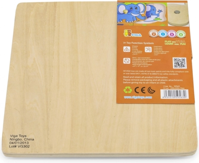 Stevige houten plaat met gladde randen