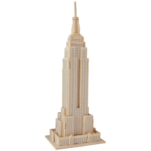 Houten 3D-puzzel Empire State Building