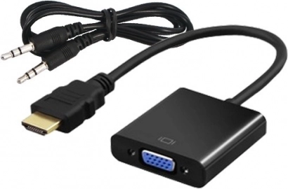 HDMI-adapter (M) naar VGA (F) met audio