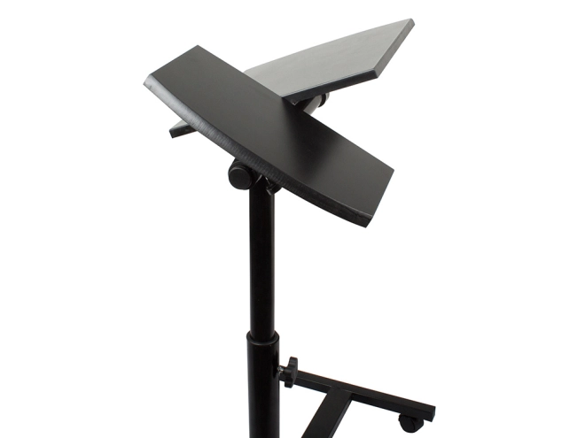 Double tilting tabletop with locks