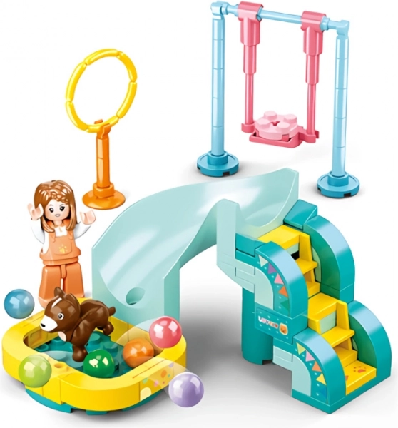 Sluban Girls Dream aire de jeux pour chiens – jeu de construction