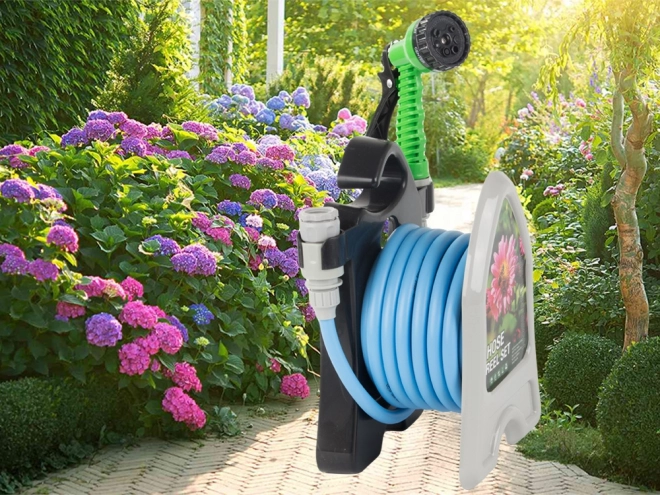 Tuin Bewateringsslang met Oprolbare Houder
