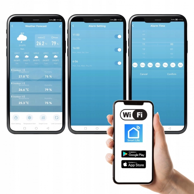 Afstandsmonitoring met de SMART LIFE app