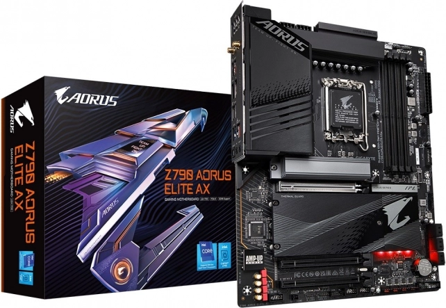 Gigabyte AORUS Z790 ELITE AX carte mère ATX avec Wi‑Fi 6E bi‑bande et DDR5