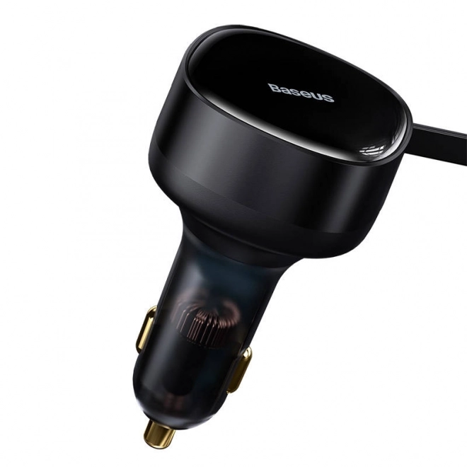 Baseus autoadapter met USB-C-kabel, 33 W