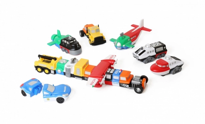 MalBlo Magnetic Vehicles Deluxe Set