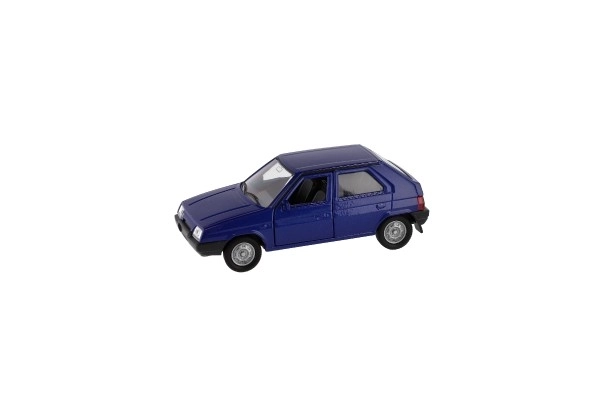 Auto Welly Škoda Favorit métal/plastique 11cm 1:34 roue libre option 4 couleurs boîte 15x7x7cm