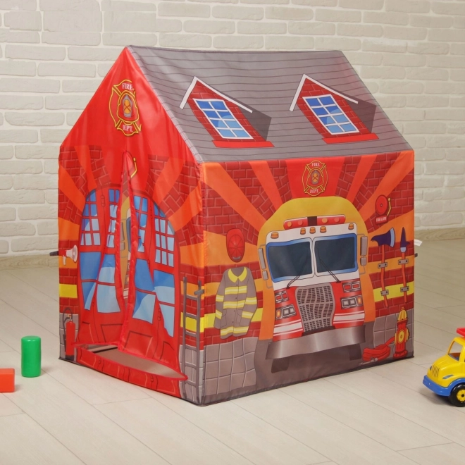 kinder tent brandweerstation iplay