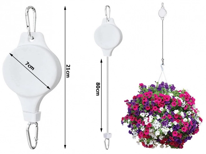 Adjustable Plant Hook with Extendable Handle