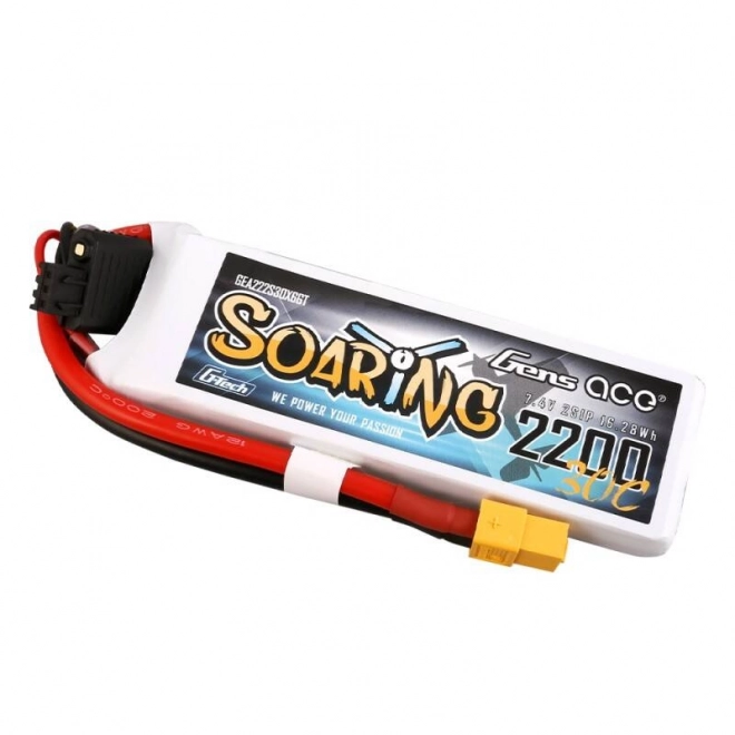 Gens ace G-Tech Soaring 2200mAh 11.1V 30C 3S1P Lipo batterij