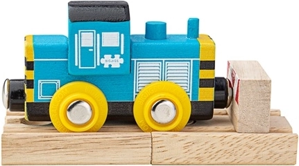 Bigjigs Rail houten diesellocs rangeerloc klasse 7