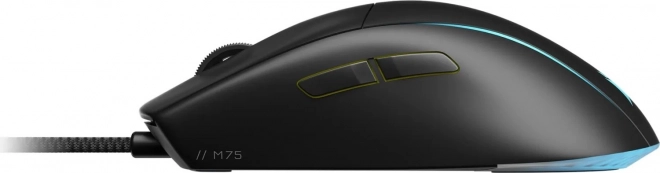 Gamingmuis M75 RGB zwart