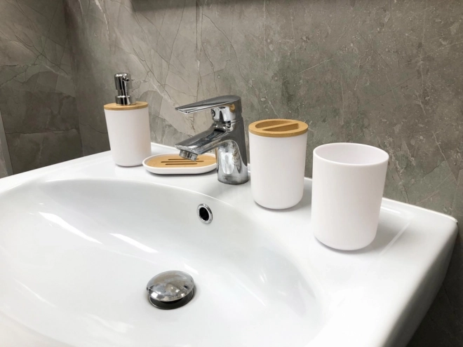 Ensemble de salle de bain blanc 6 pièces