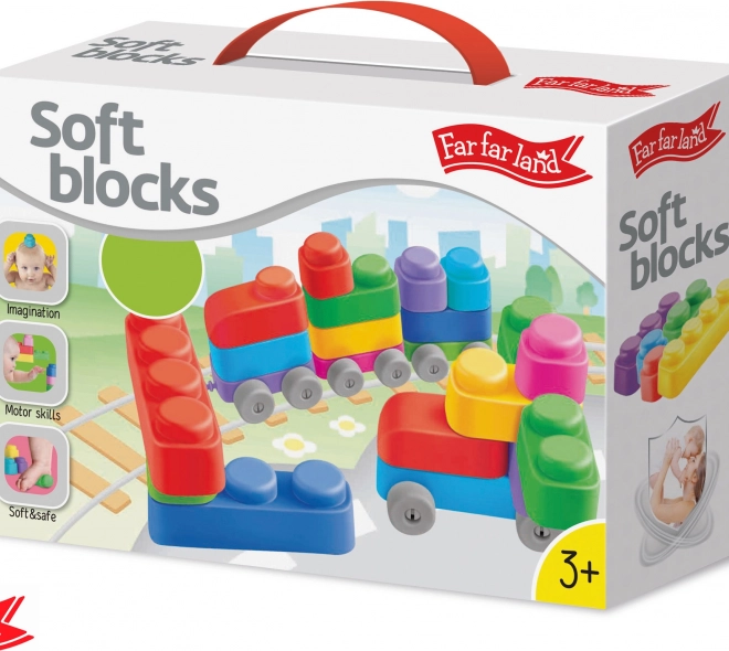 Far Far Land Building Kit colorful soft 21 blocks