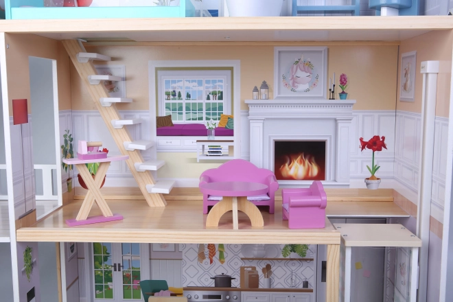 Maison de poupée en bois Maya Résidence par ECOTOYS