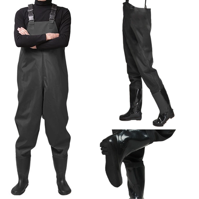 Waterproof Fishing Waders with Adjustable Straps