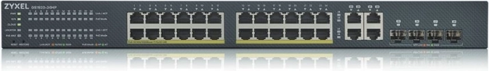 Zyxel GS1920-24HP v2 switch PoE gigabit 24× Gb + 4× SFP, 375 W, NebulaFlex