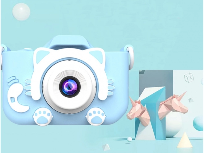 Digitale camera voor kinderen met katje
