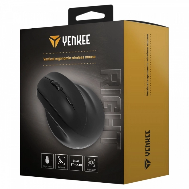 Ergonomic Vertical Wireless Mouse