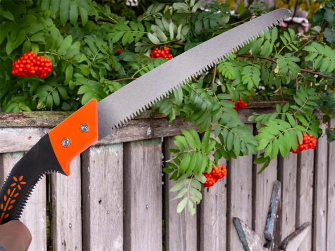 Hand-Gartensäge mit Etui und Gürtelhalterung