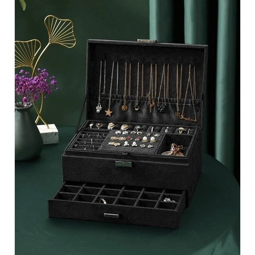 Elegante Schwarze Schmuckschatulle