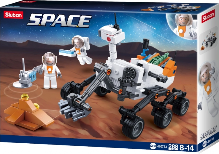 288 pieces and 2 astronaut minifigures