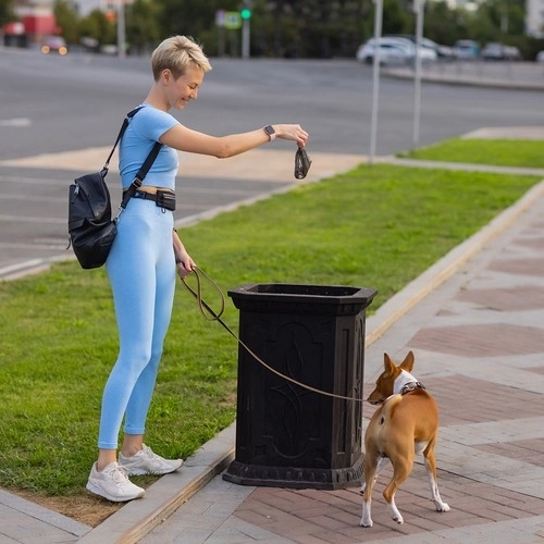 Absorbierende Einweg-Hygienematte für Tiere mit Hundekotbeuteln