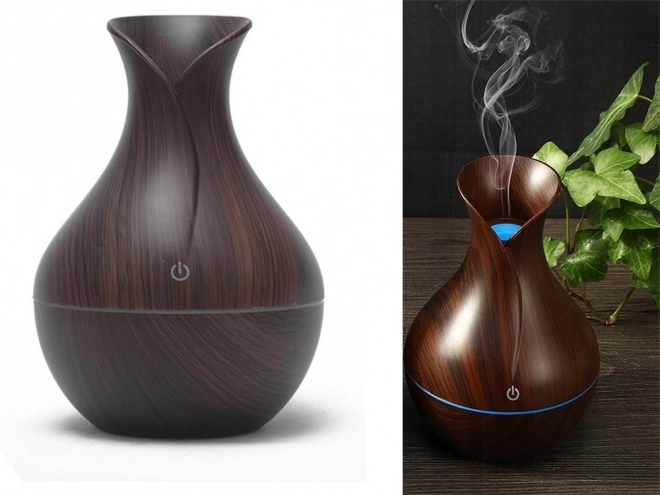 Modern aroma diffuser and air humidifier with RGB lighting USB