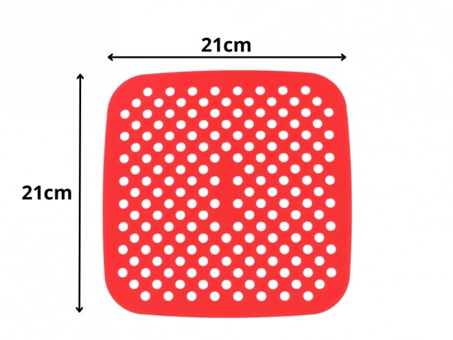 Siliconen inzet voor airfryer Vierkant 21 cm