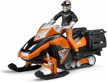Sneeuwscooter met BWORLD-figuur