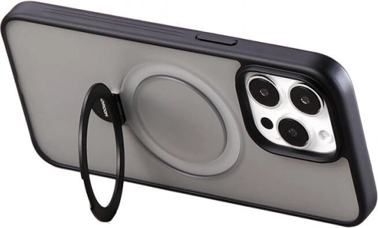 Magnetic case with stand JOYROOM for iPhone 15 Pro Max, black