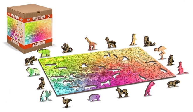 Houten puzzel Vlinderdroom 2v1