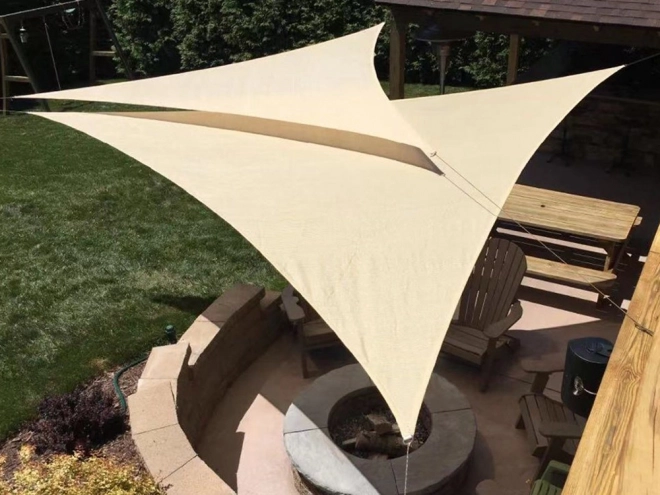Wasserdichte Sonnensegel 3x3x3m