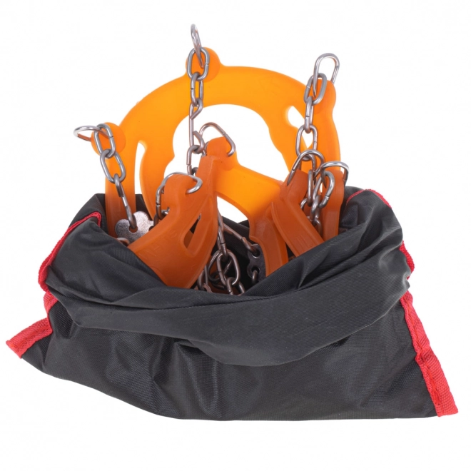 Crampons de chaussures couleur orange – taille 39-45, étui pratique