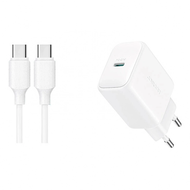 Netadapter Joyroom met C-C kabel 20W 1m (wit)