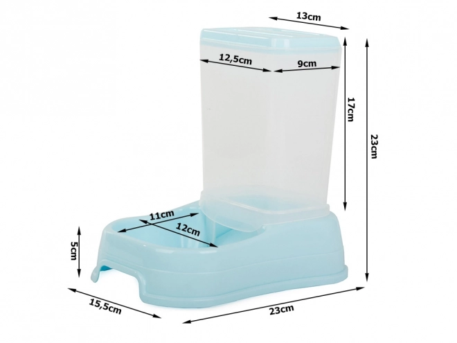 Automatische voerdispenser voor honden en katten