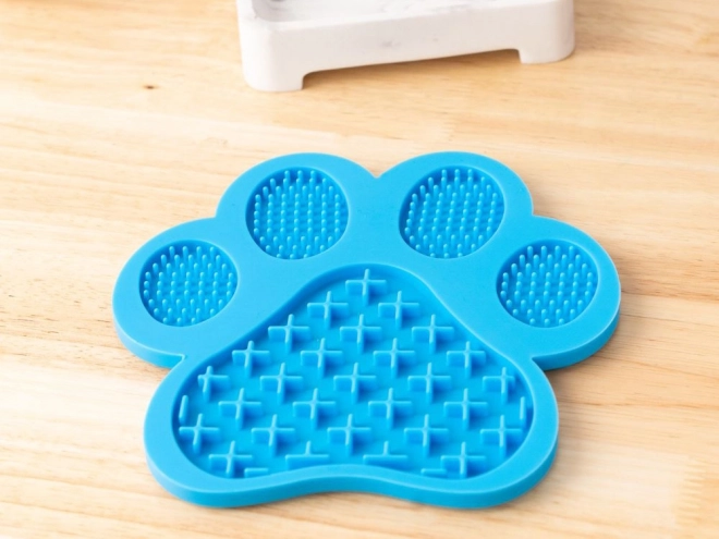Anti-Stress Licking Mat for Dogs Paw Shape