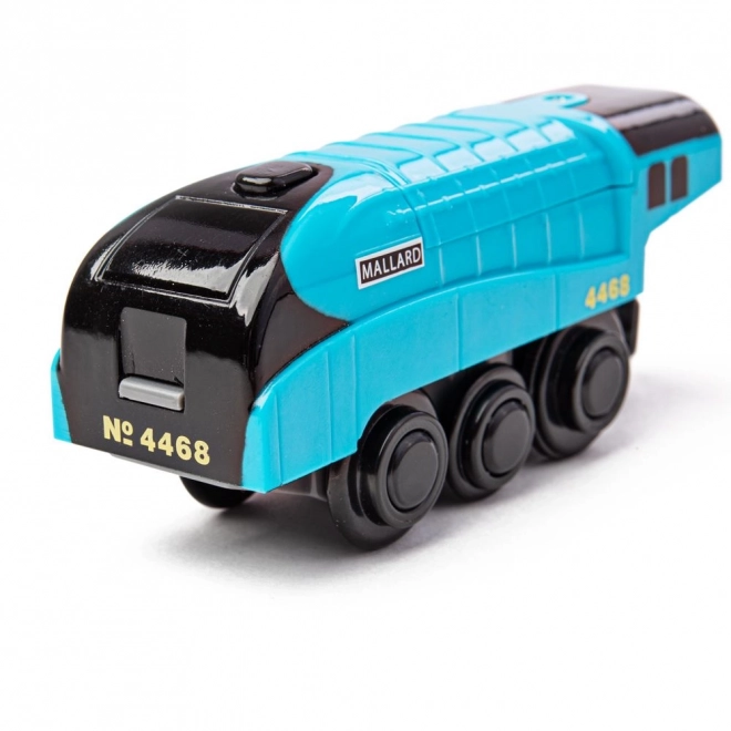 Elektrische locomotief Mallard blauw