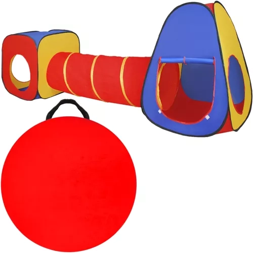 Kinderspeeltent 3in1 Tipi + Tunnel + Huisje