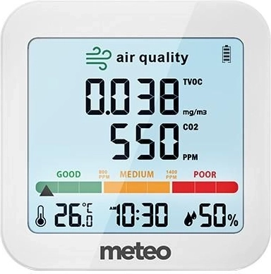 Digitale luchtkwaliteitsmonitor Meteo SP88A