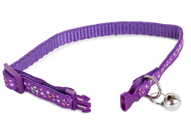 Stoffen halsband voor dieren met belletje