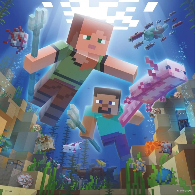 Minecraft Biomen 3x49 stukjes