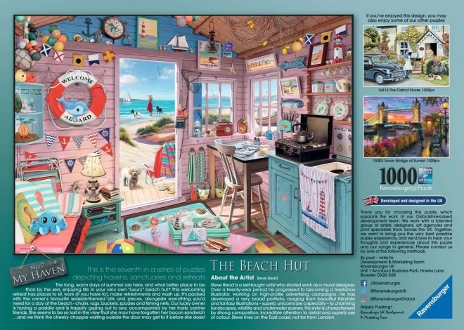 Puzzel Ravensburger Mijn strandhuisje My Haven No7 1000 stukjes