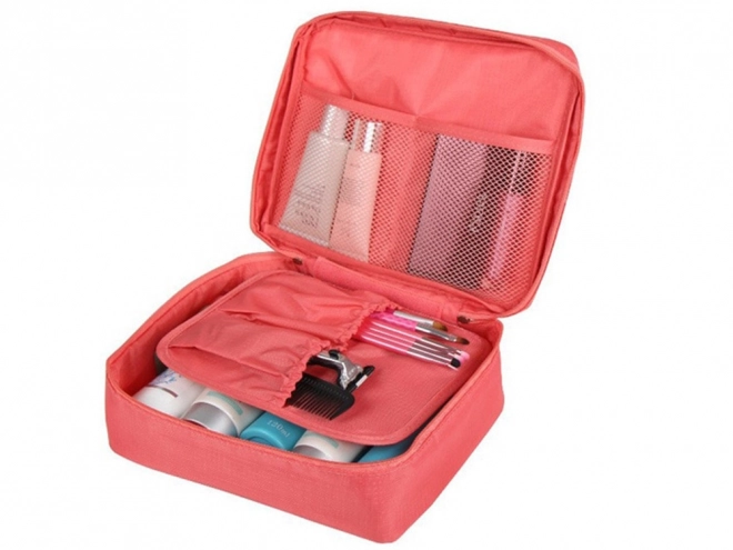 Cosmetische tas reisorganisator zalmkleurig