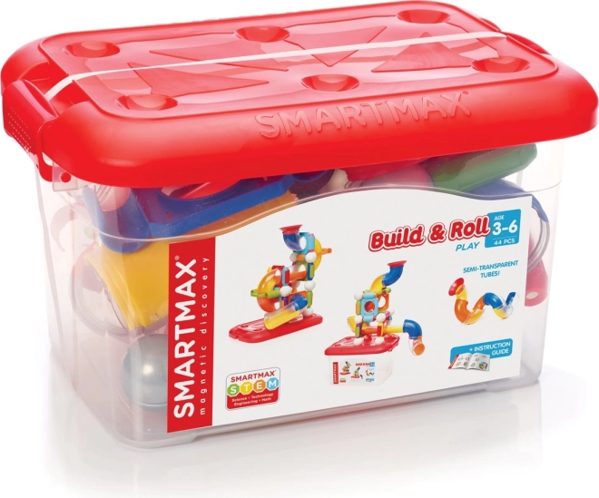 SmartMax - container met knikkerbaan - 44 stuks