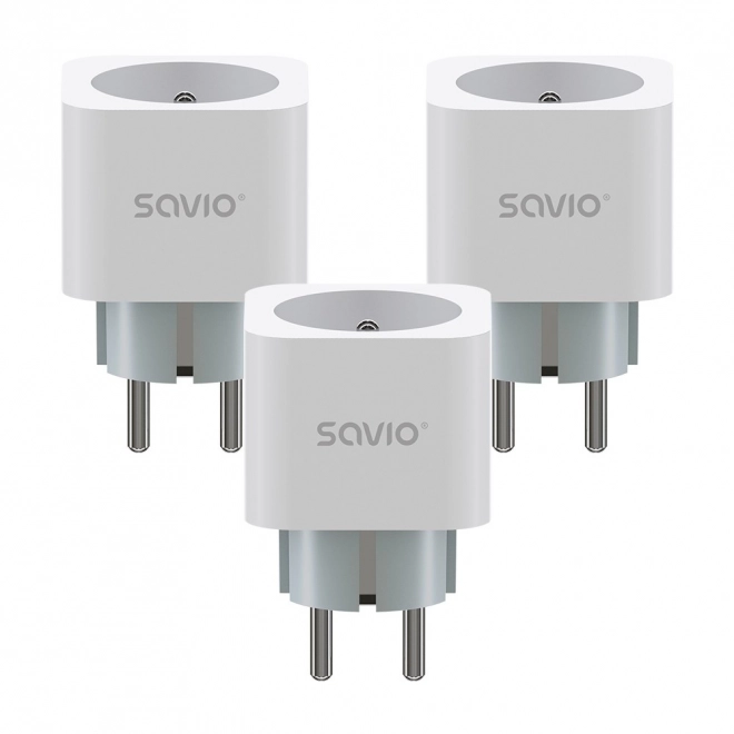 Intelligente Wi-Fi-schakelaar met energieverbruik meten, set van 3 stuks