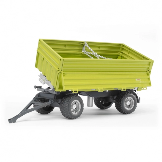 Bruder Kieptrailer FLIEGL groen, driezijdig