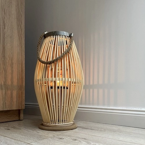 Gardlov bamboe rieten lantaarn 24282