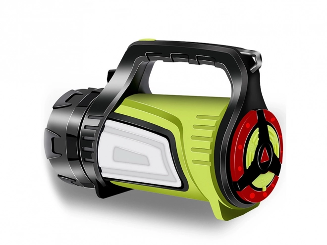 Rechargeable LED Flashlight with Power Bank - Ideal for Camping