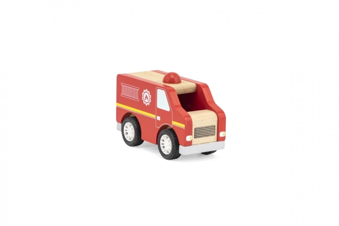 Houten brandweerauto Viga